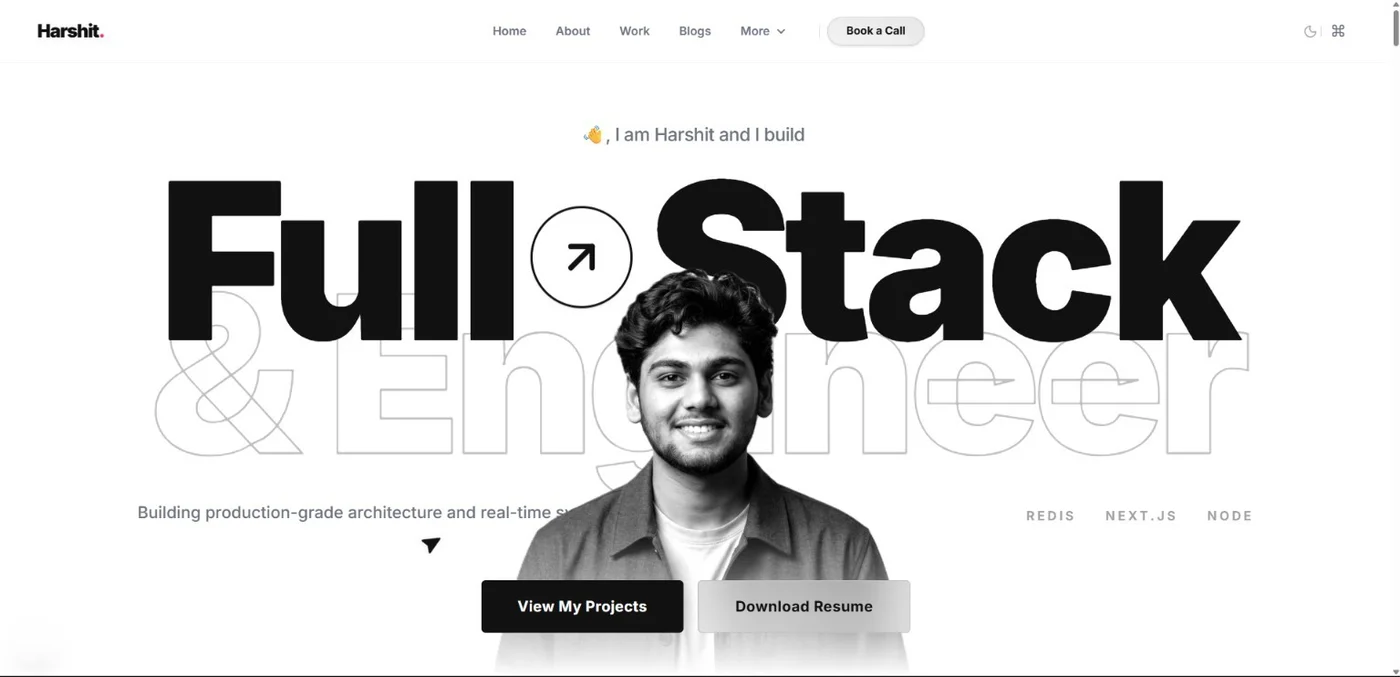 Developer Portfolio preview