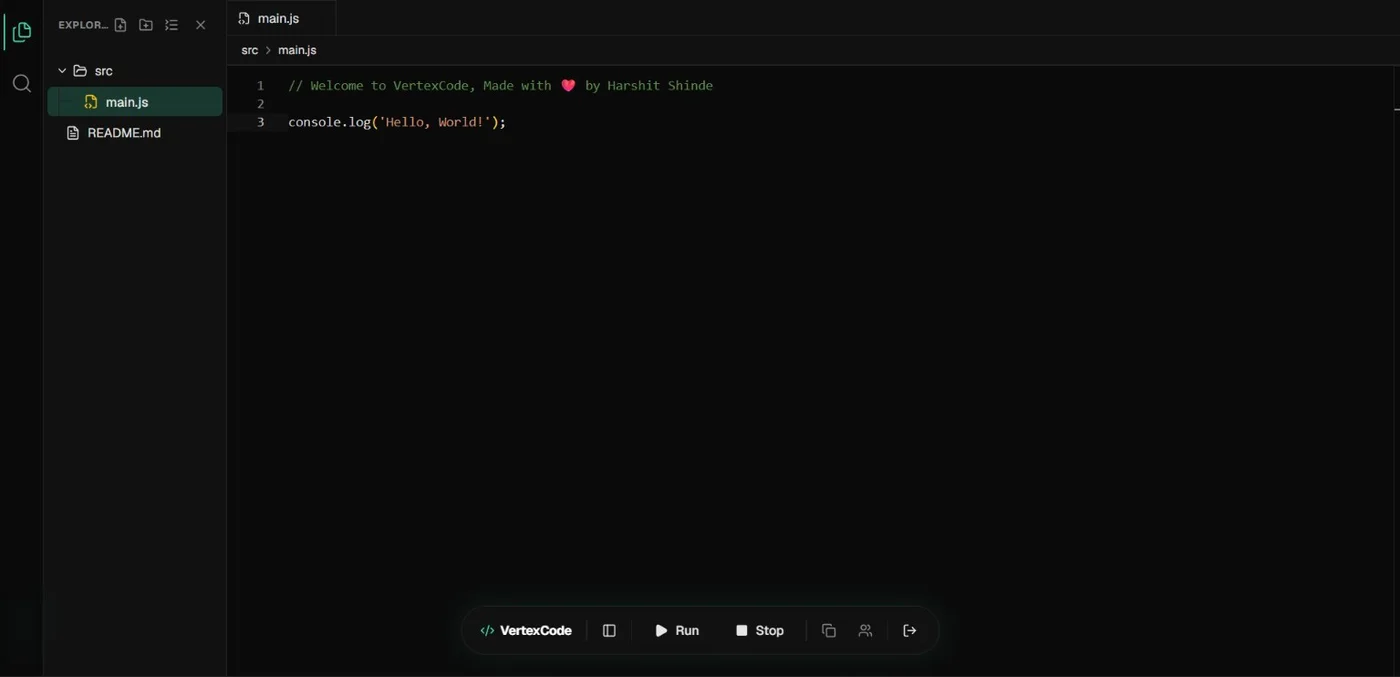 VertexCode preview